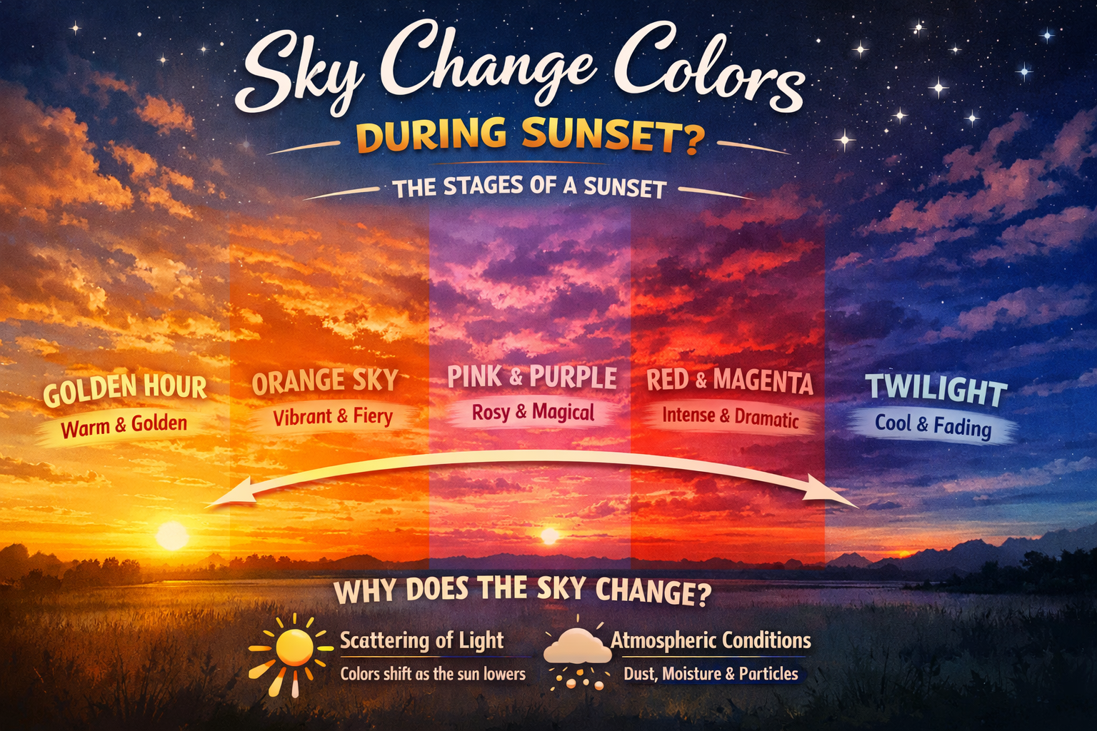 Sky Colors During Sunset